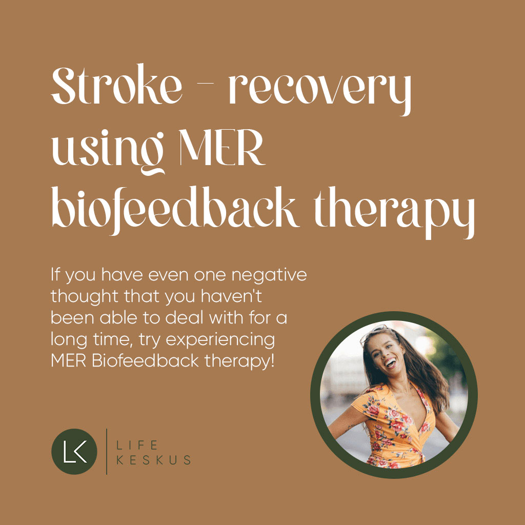 Stroke - recovery using MER biofeedback therapy