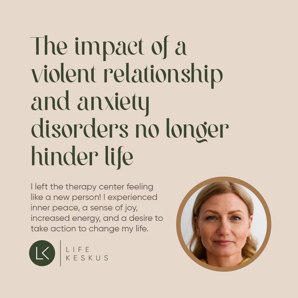 Tiiu (51) violent relationship and anxiety disorders