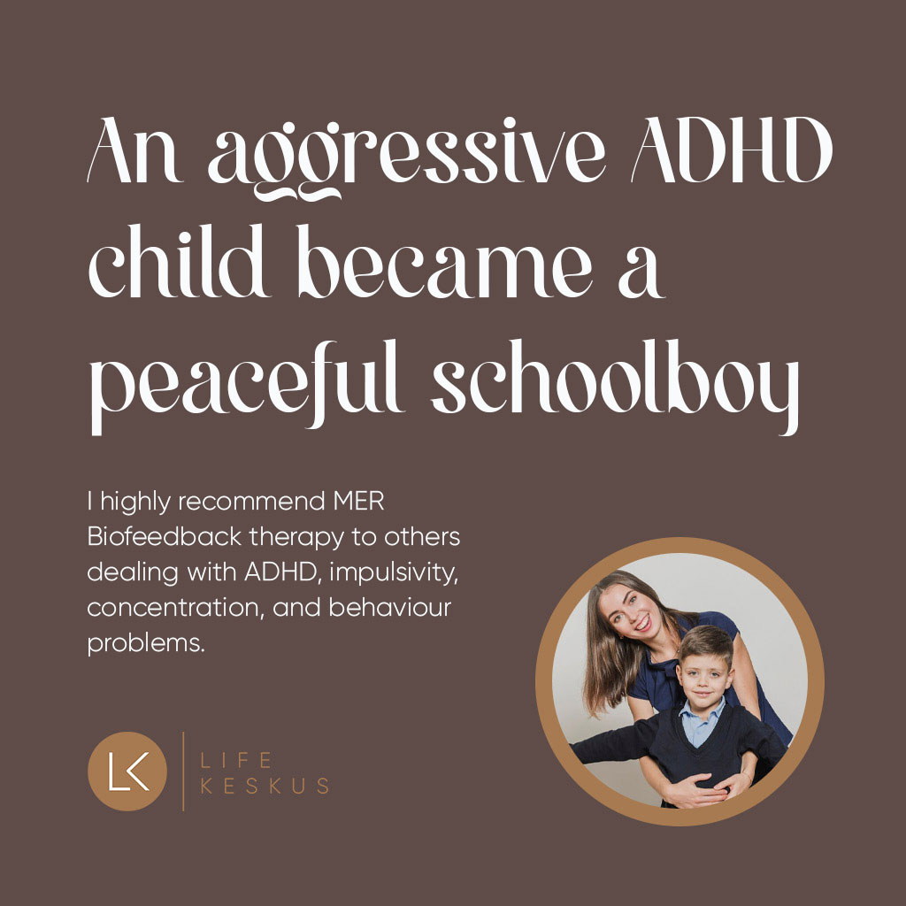 An aggressive ADHD child became a peaceful schoolboy