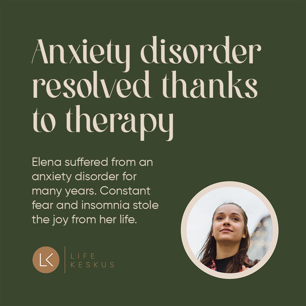 Elena 31 Anxiety disorder resolved