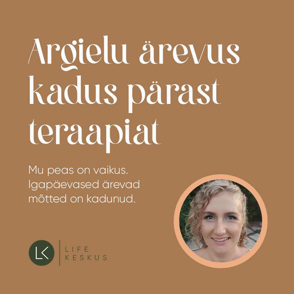 Kerstin (40) Enne MER Biofeedback® teraapiasse minemist ma tegelikult ei arvanud, et ma oleksin väga ärev inimene. Nüüd tagasi vaadates saan ma aru küll, et see